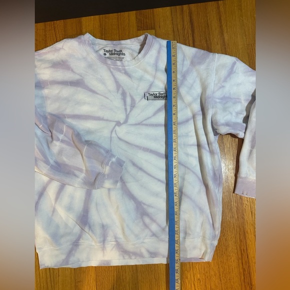 Taylor Swift OFFICIAL Midnights Lavender Tie-Dye Crewneck Sweatshirt L (b3 - Picture 7 of 11